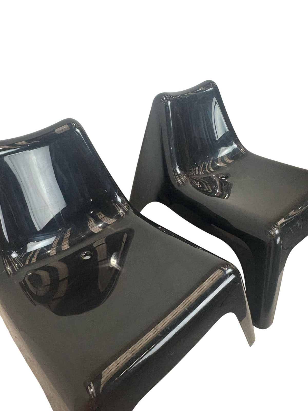IKEA Tomas Sandell 2 Black Vago Armchairs for the IKEA PS Series 70s (Pre-Loved)