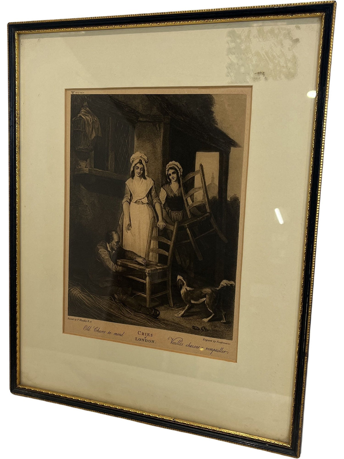 Set Of Vintage Framed Art Prints Cries From London Series (Pre-Loved)