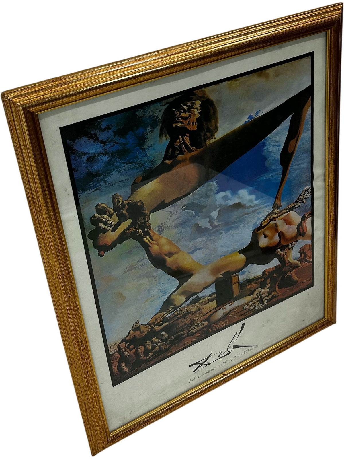 Salvador Dali Soft Construction with Boiled Beans Framed Art Print (Pre-Loved)