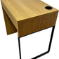 Modern Wooden Office Desk with Black Metal Legs (Pre-Loved)