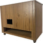 Vintage Teak Chest of Drawers on Casters Storage Mid-Century Modern (Pre-Loved)