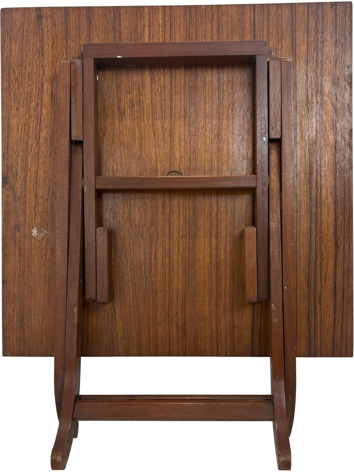 Vintage Folding Table Wood Square (Pre-Loved)