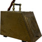 Antique Brass Coal Box with Shovel and Embossed Design Victorian (Pre-Loved)