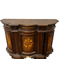 Antique Style Marquetry Curved Front Sideboard Floral Inlay (Pre-Loved)