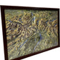 Lake District Framed Relief Map Landscape Wall Art 67cm (Pre-Loved)