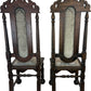 Antique Ornate Wooden Chairs Set with Upholstered Backrest (Pre-Loved)