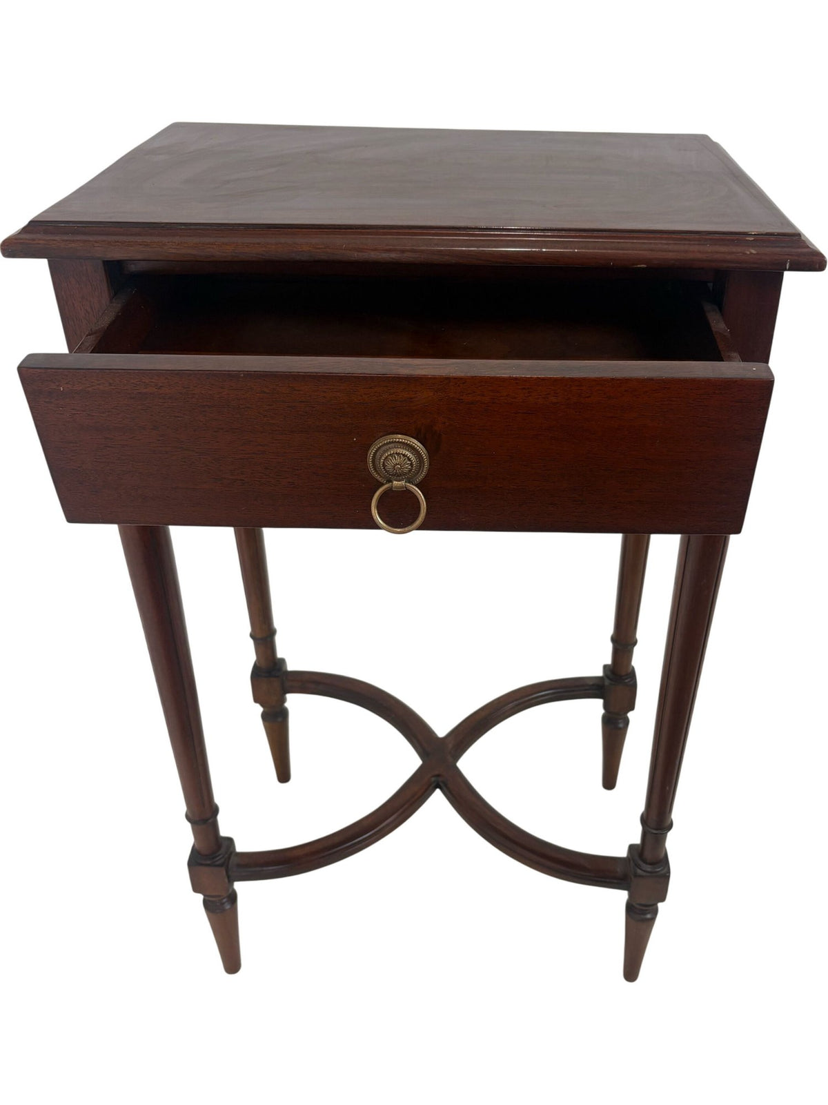 Antique Wooden End Table with Drawer (Pre-Loved)