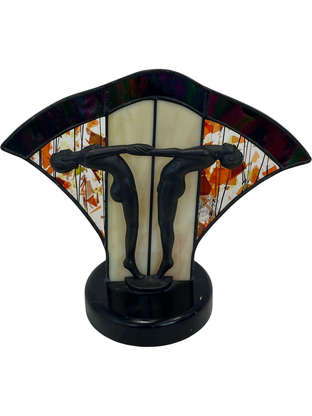Vintage Art Deco Stained Glass Lamp (Pre-Loved)