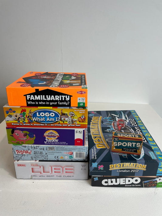 Selection of Board Games x6 (Pre-loved)