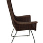 Brown Woven Modern Armchair (Pre-Loved)