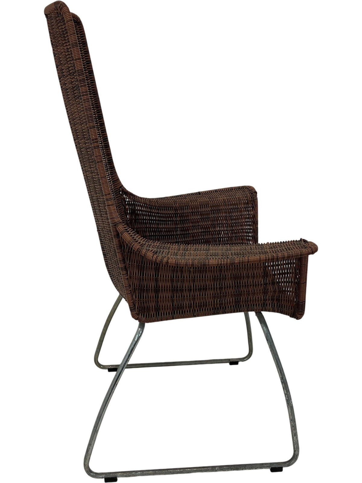 Brown Woven Modern Armchair (Pre-Loved)
