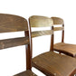 Antique Retro 'Envoy' Wooden Dining Chair Set of 4  (Pre-Loved)