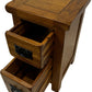 Wooden 2 Drawer Storage Cabinet Vintage Style Side Table (Pre-Loved)