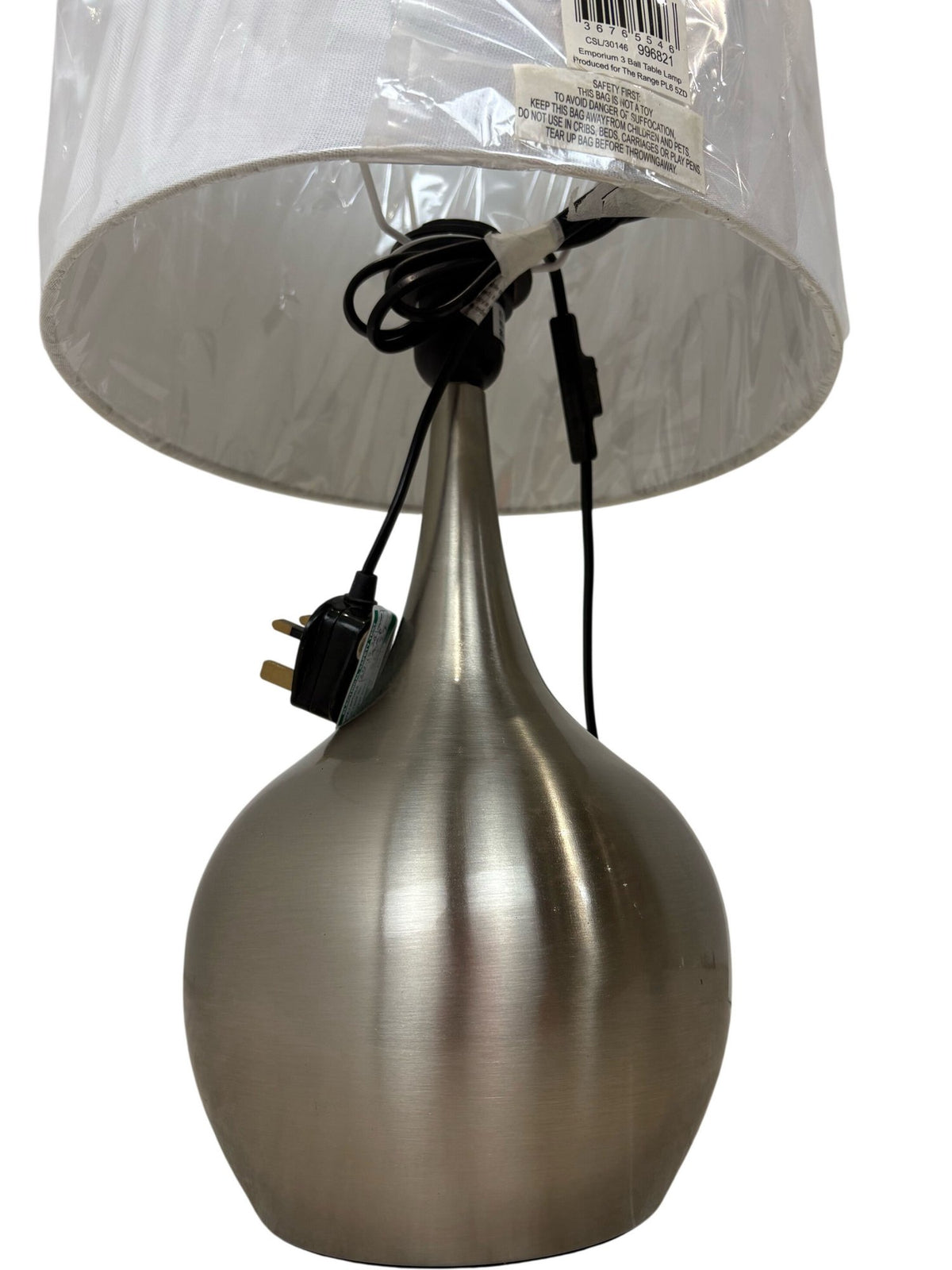 Silver Table Lamp (Pre-Loved)
