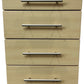 4 Drawer Mobile Office Filing Cabinet Storage Unit on Wheels (Pre-Loved)