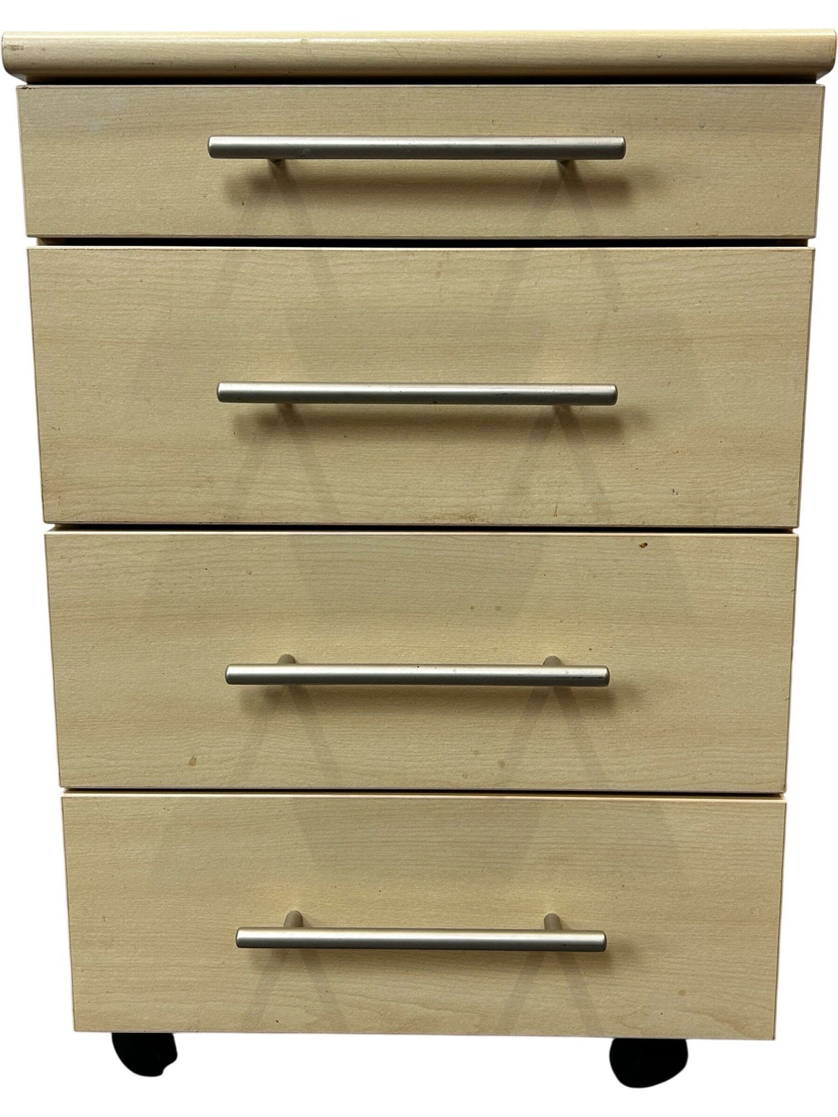 4 Drawer Mobile Office Filing Cabinet Storage Unit on Wheels (Pre-Loved)