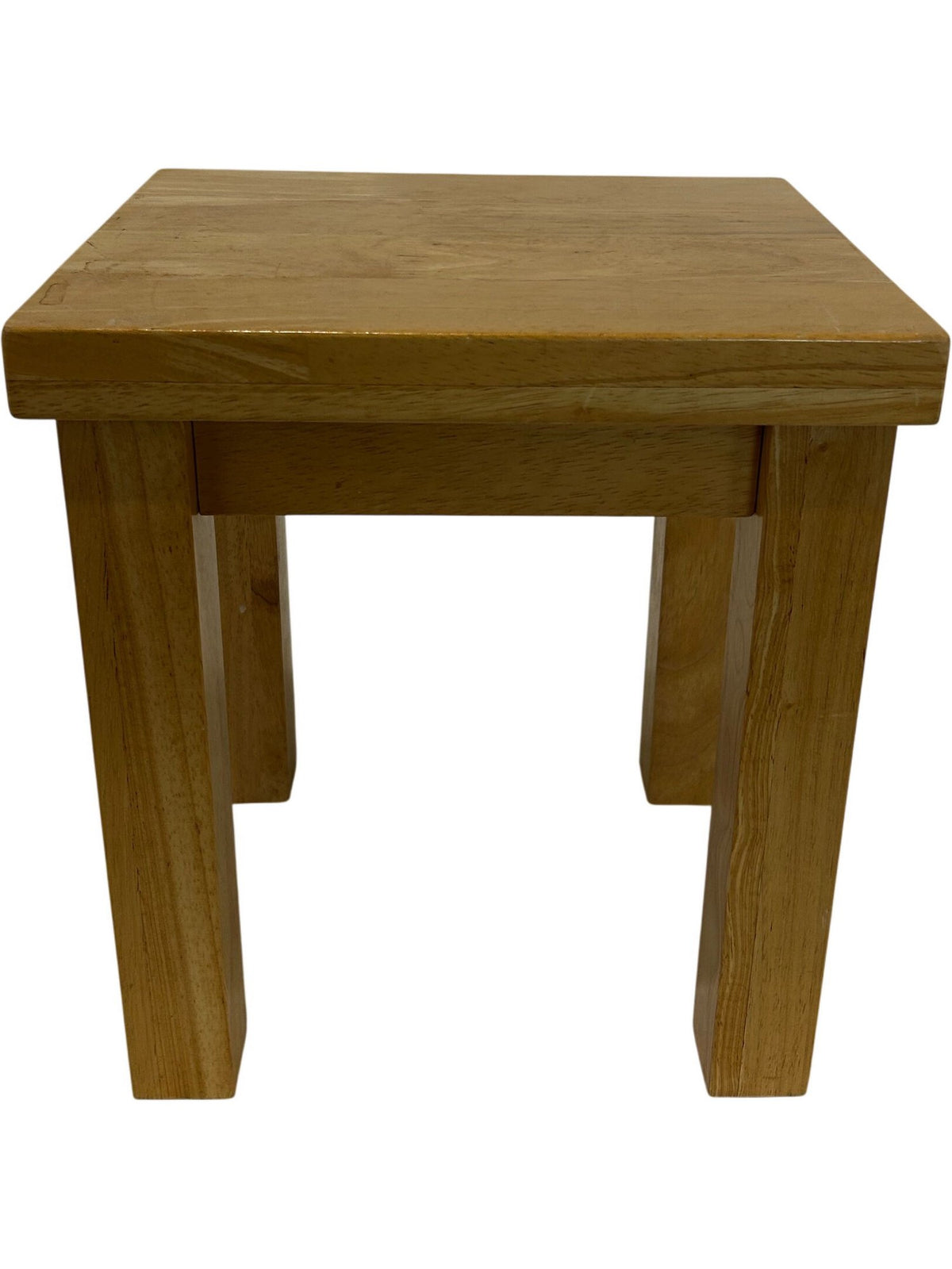 Small Wooden Step Stool Natural Finish Compact (Pre-Loved)