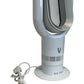 Bladeless Hot & Cool Fan Heater White Silver Oscillating 66cm (Pre-Loved)