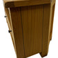 Oak Effect Corner TV Stand Media Unit Drawer Open Shelf Storage (Pre-Loved)
