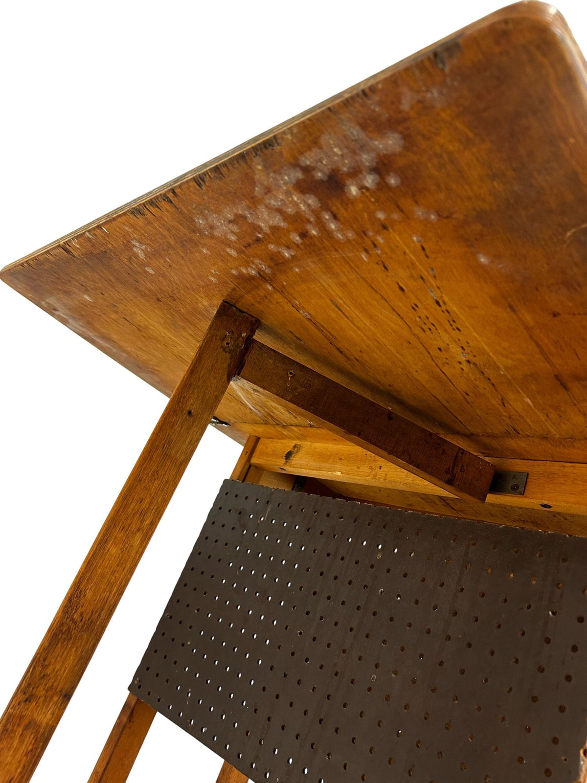 Drop Leaf Dining Table Foldable Compact Brown Wooden Table (Pre-Loved)