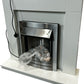 Helios Fire 1038 Electric Fireplace Suite White Surround (Pre-Loved)