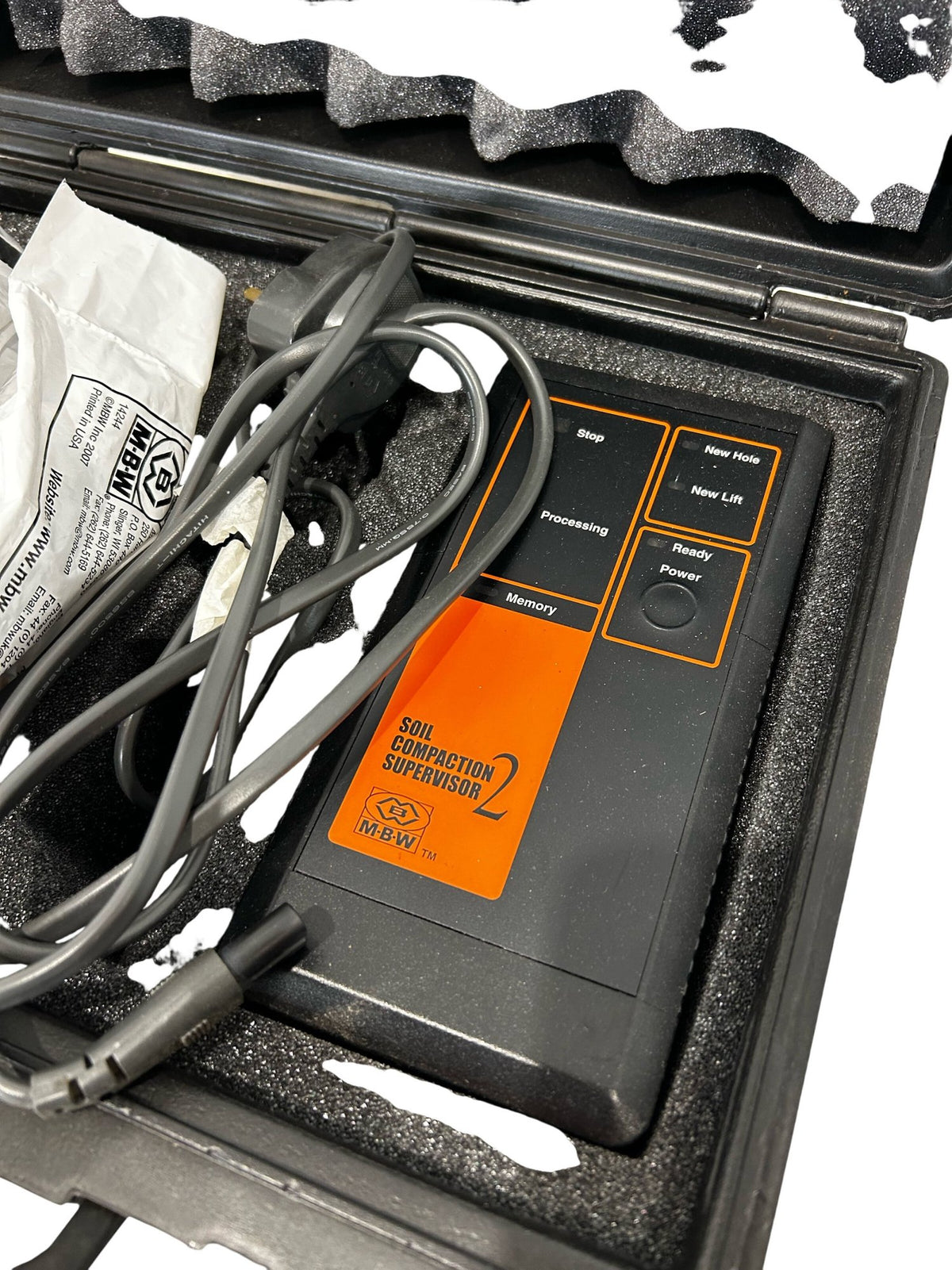 MBW Soil Compaction Supervisor 2 SCS2 Meter Kit with Case (Pre-Loved)