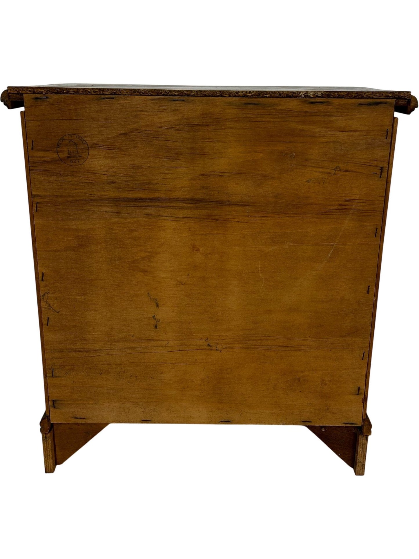 Wooden 3 Drawer Chest Brown Traditional Style (Pre-Loved)