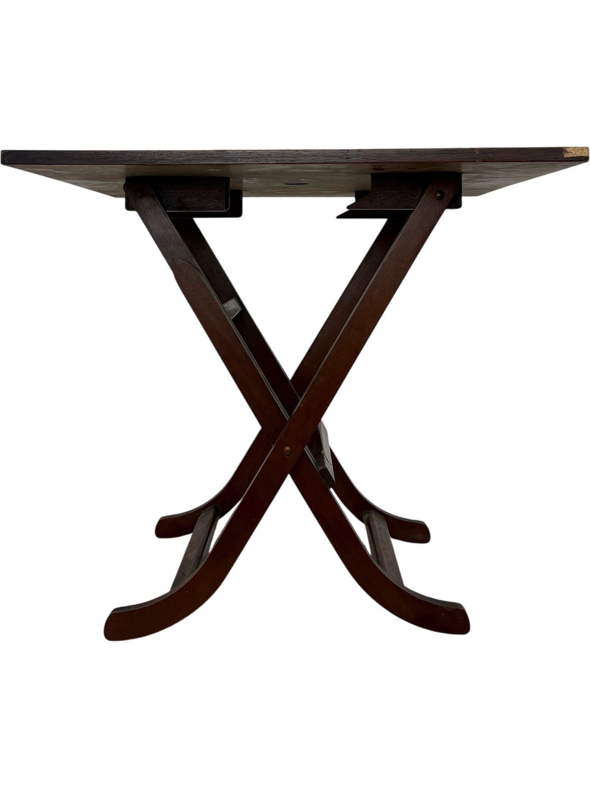 Vintage Folding Table Wood Square (Pre-Loved)
