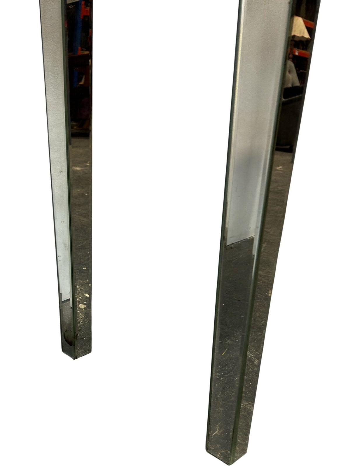Mirrored Silver Console Table Rectangular Hallway Table (Pre-Loved)