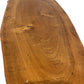 Rustic Wooden Small Table Black Metal Legs (Pre-Loved)
