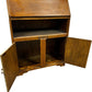 Traditional Wooden Drop-Front Writing Bureau with Cupboard & Shelf (Pre-Loved)