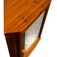 Pine Wood Corner Medicine Cabinet with Mirror (Pre-Loved)