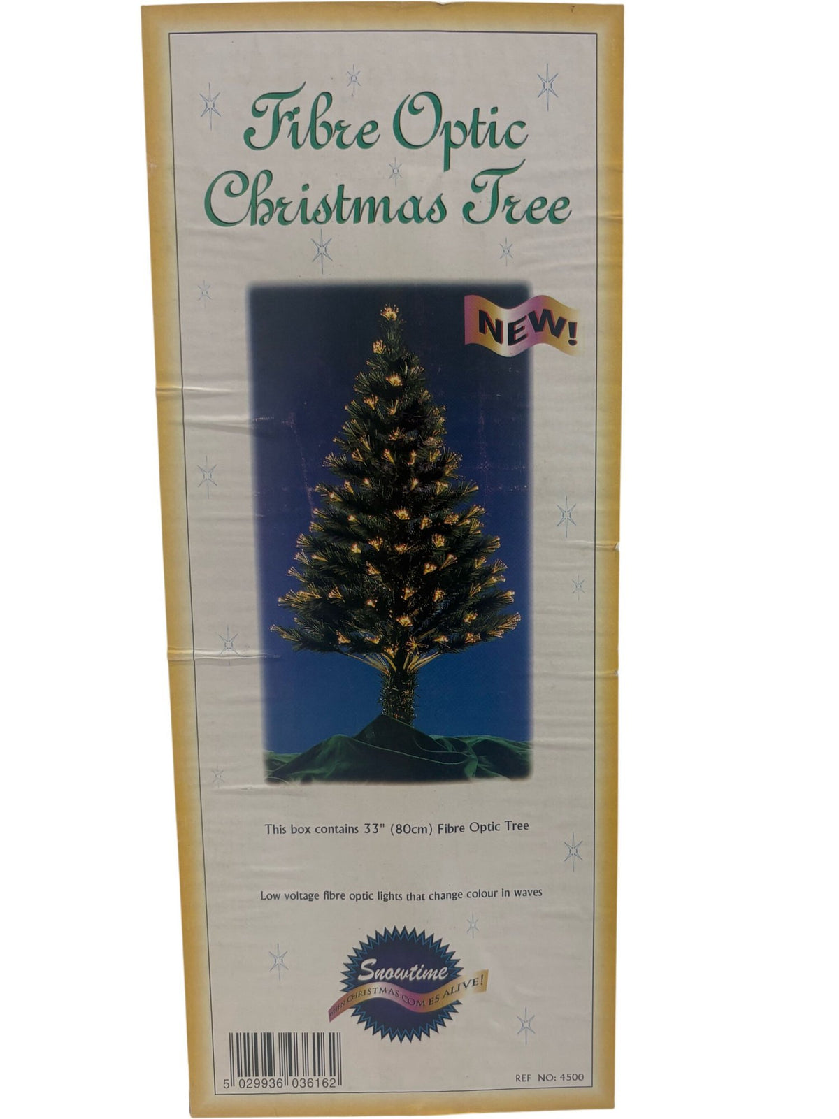 Snowtime Fibre Optic Christmas Tree 33"