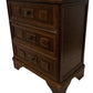 Wooden 3 Drawer Chest Brown Traditional Style (Pre-Loved)