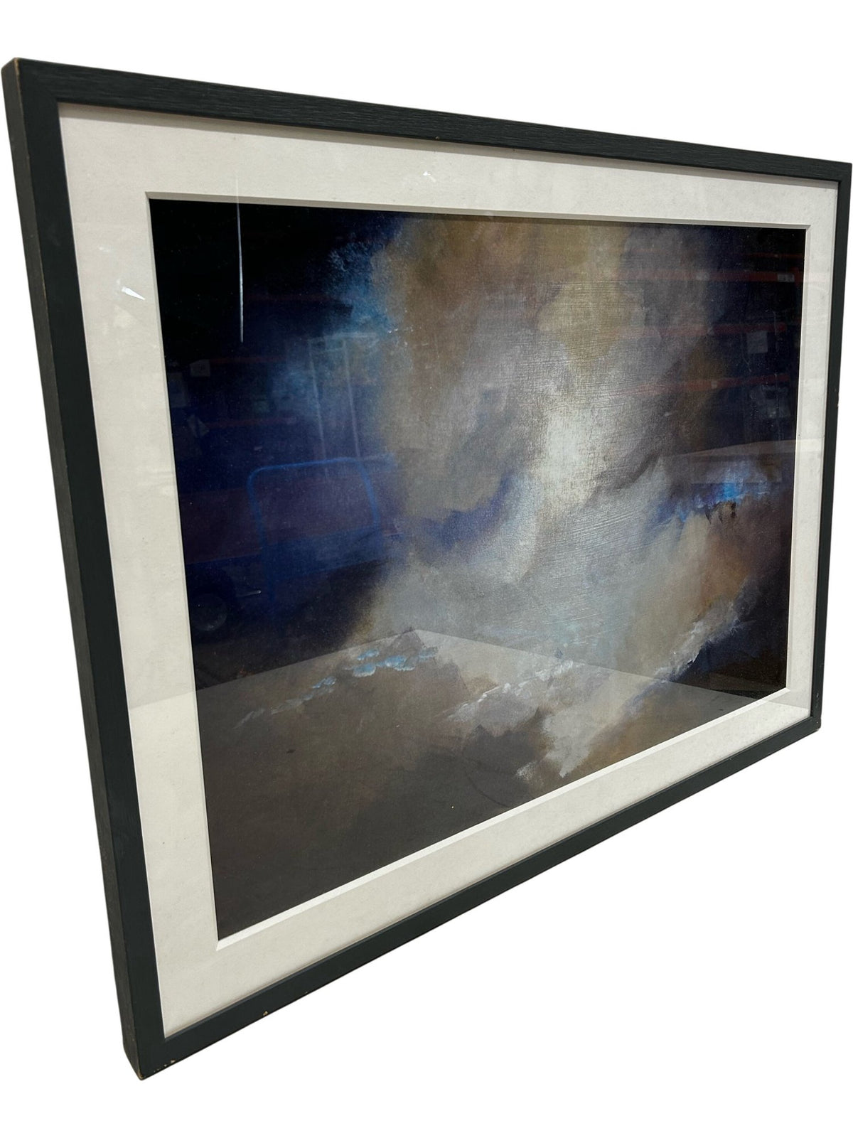 Framed Abstract Art Painting 64cm x 83cm (Pre-Loved)