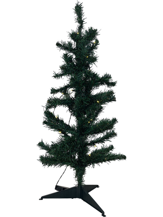 George Home Pre-Lit 3ft Mini Green Artificial Christmas Tree (Unused)