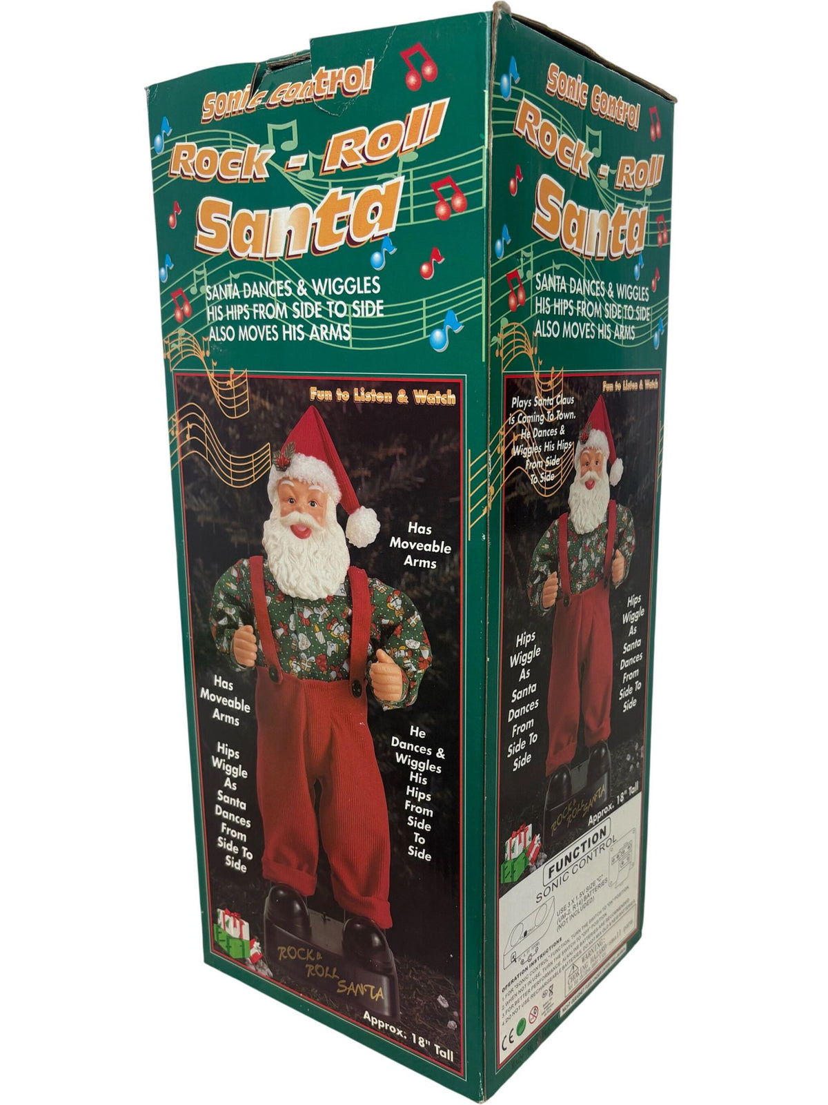 Rock & Roll Santa Christmas Decoration Battery Operated and Tested (Pre-Loved)