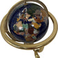 Vintage Mother Of Pearl Style Semi-Precious Gemstone Tabletop Globe (Pre-Loved)