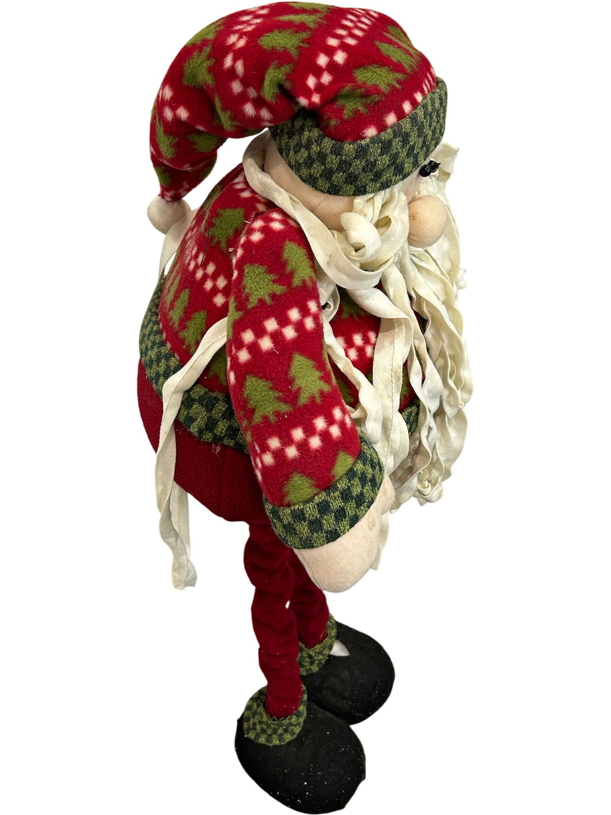 100cm Large Standing Santa Claus Plush Christmas Decoration (Pre-Loved)