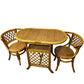 Rattan Bistro Table & Two Chairs Set (Pre-Loved)