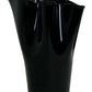 Black Glass Sculptural Vase (Pre-loved)