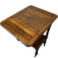 Vintage Drop Leaf Wooden Tea Trolley with Shelf & Castors (Pre-Loved)