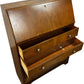 Wooden Drop-Front Writing Bureau with Drawers & Shelf (Pre-Loved)