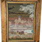 Vintage Swan Landscape Tapestry in Ornate Frame (Pre-Loved)