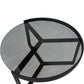 'Made.com' Modern Glass Top Coffee Table Black Metal Frame (Pre-Loved)