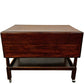 Vintage Drop Leaf Side Table with Drawer, Shelf & Castors (Pre-Loved)