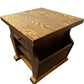 Vintage Wooden Accent Table with Drawer and Shelves (Pre-Loved)