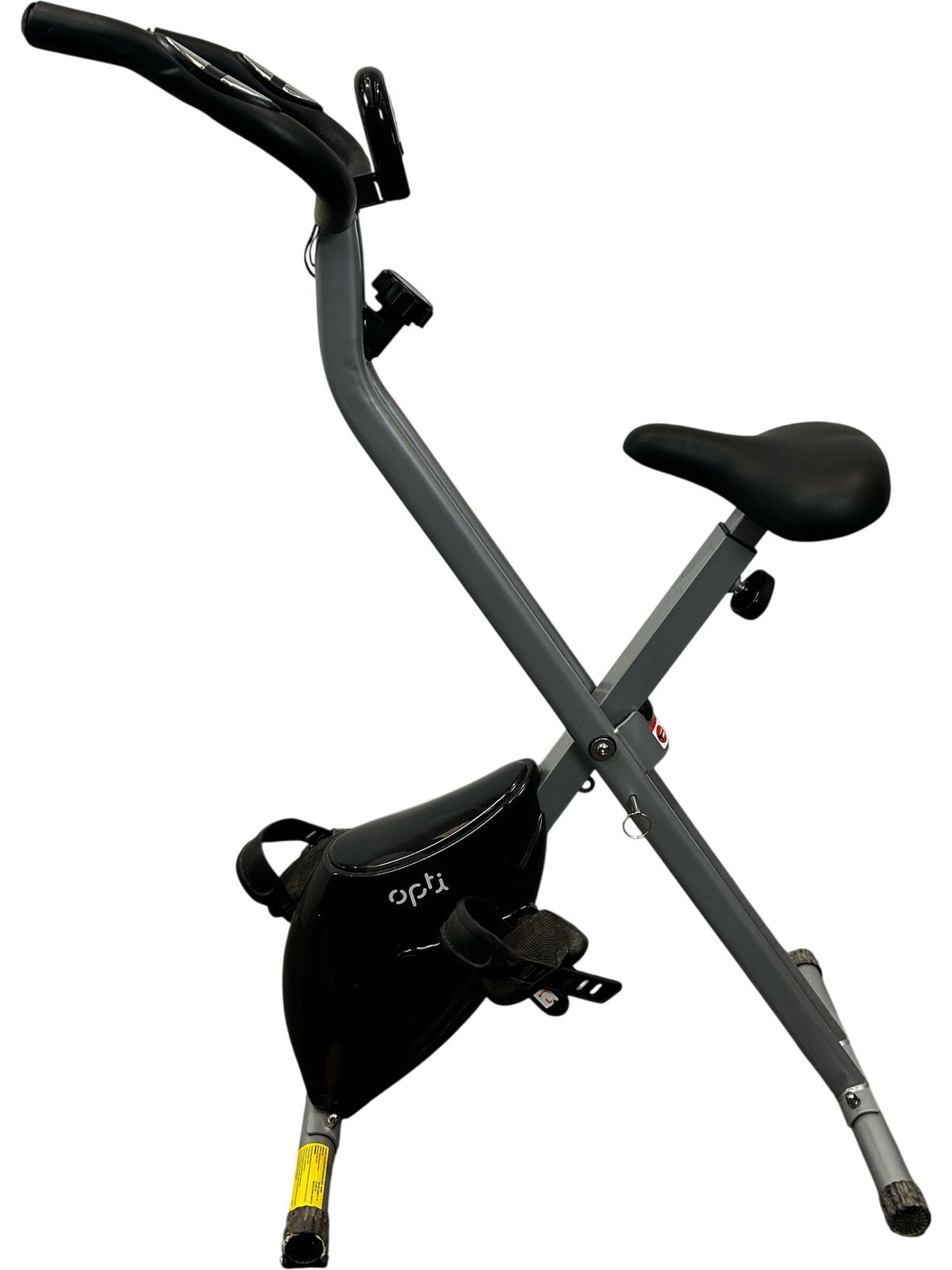Opti Folding Exercise Bike LCD Display Compact Home Fitness Cycle (Pre-Loved)