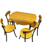Drop Leaf Dining Table with 4 Chairs Folding Space Saving Set (Pre-Loved)