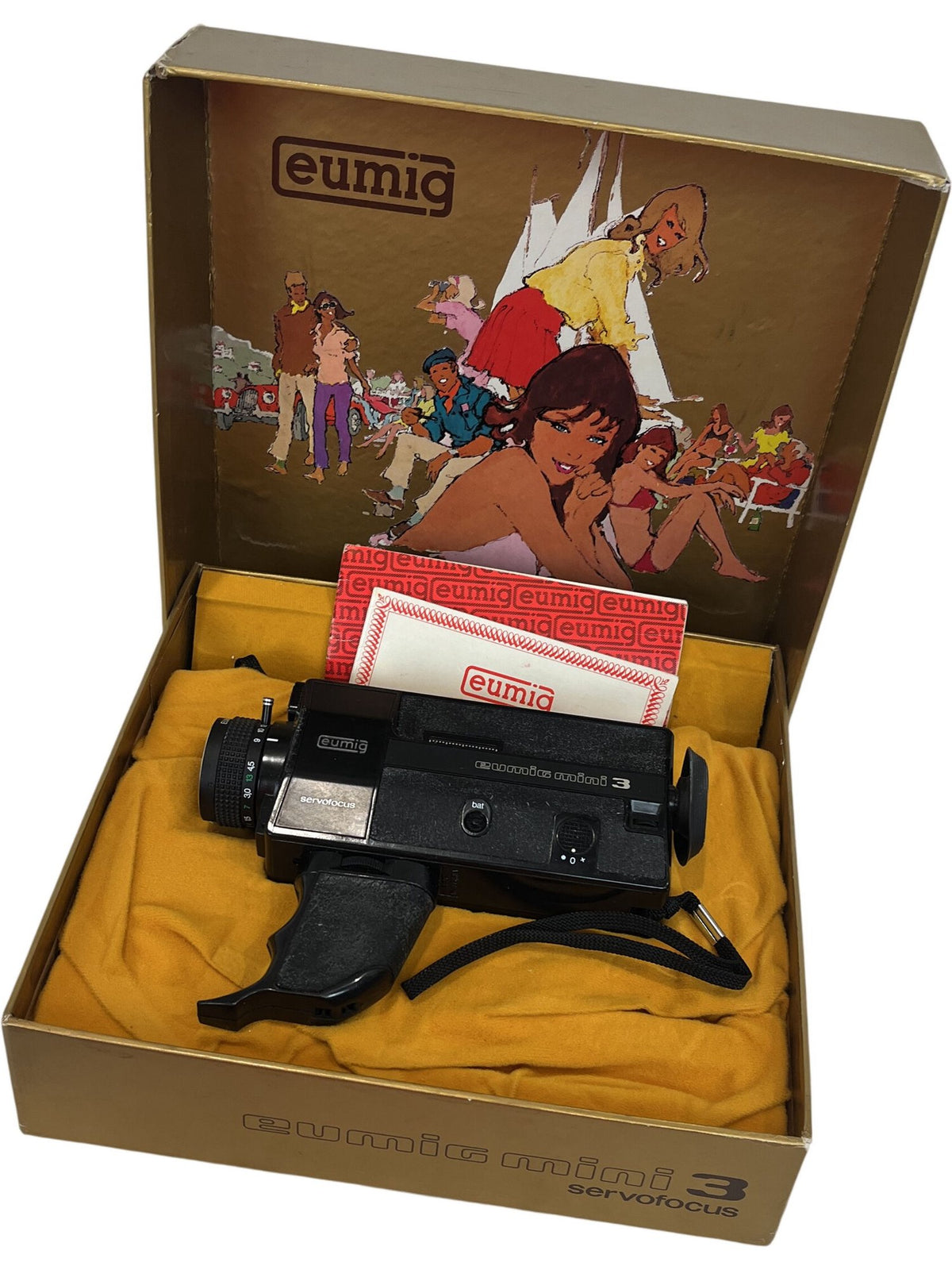 Vintage Eumig Mini 3 Servofocus Film Camera Collectible UNTESTED (Pre-Loved)